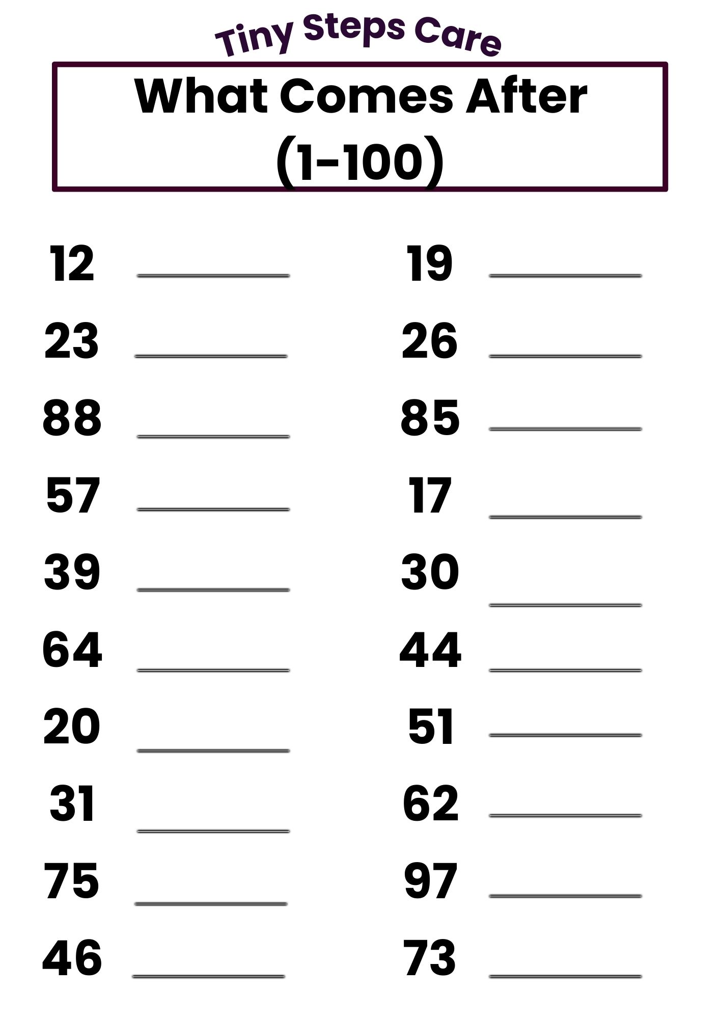 What comes after Worksheet