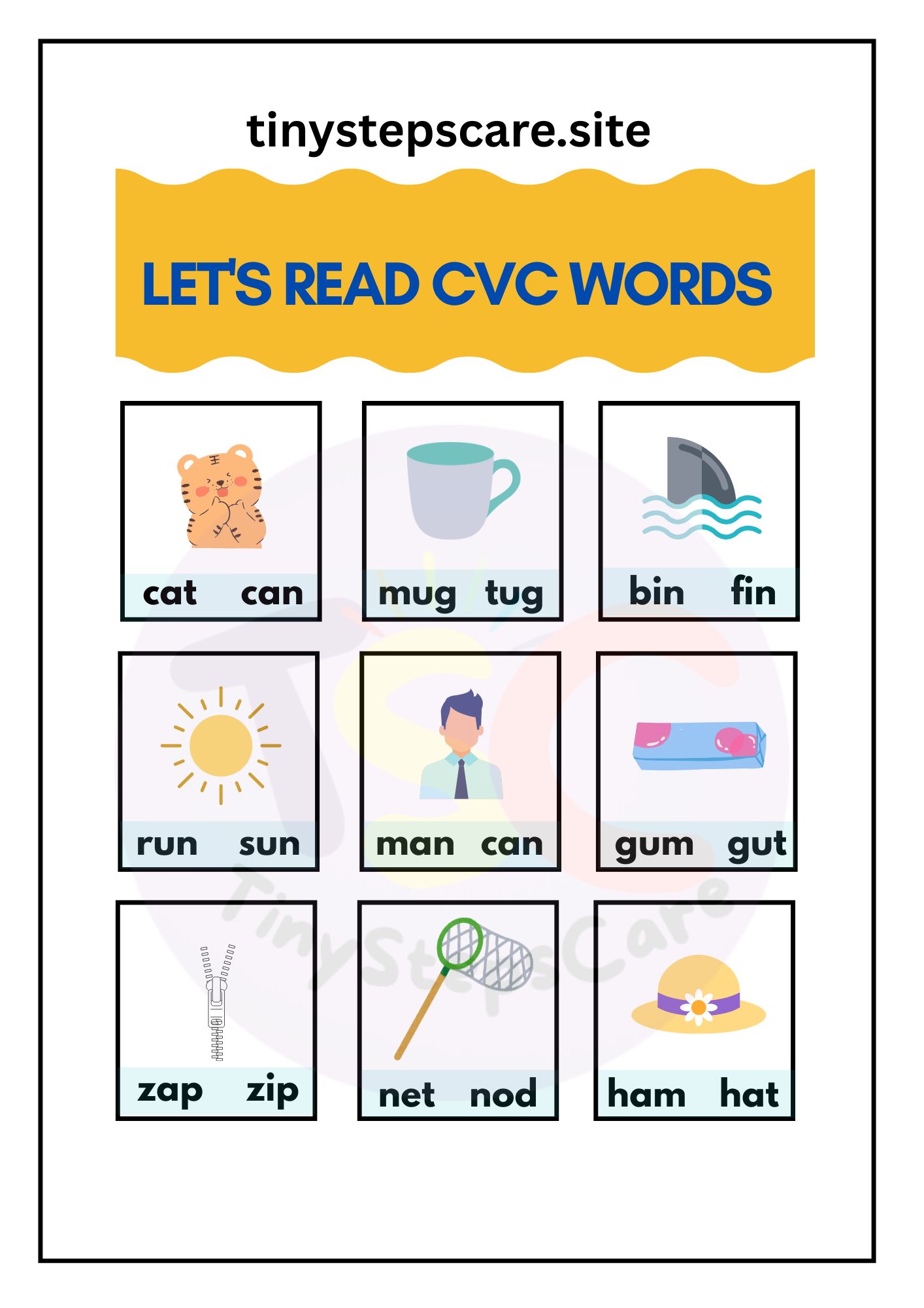 CVC worksheet